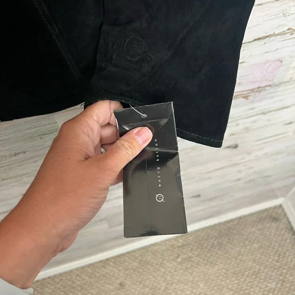 Guillaume black leather jacket NWT size medium - Picture 6 of 10